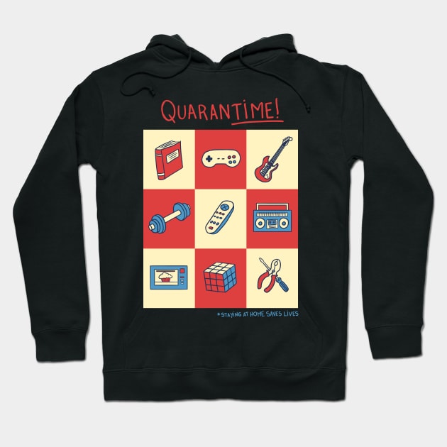 Quarantime! Hoodie by Sachpica